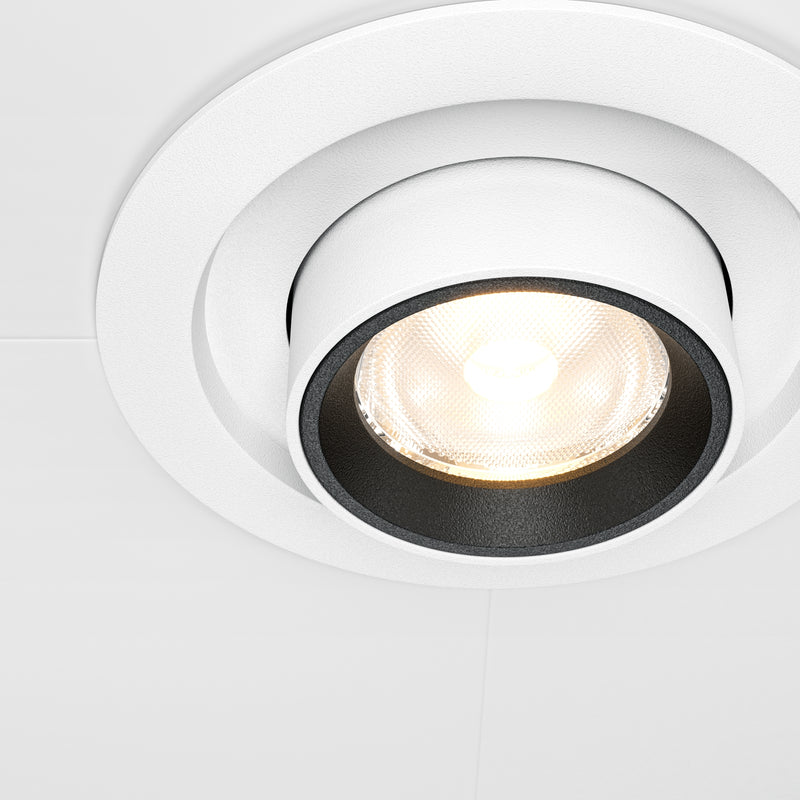 Spot LED Incastrat Maytoni Technical Hidden, Alb, LED 10W, 780lm 3000K