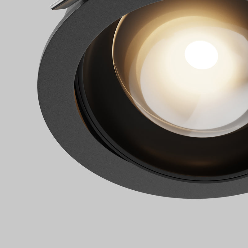 Spot incastrat Downlight Negru