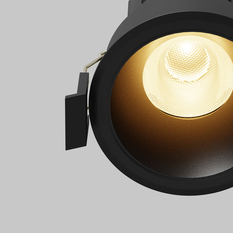 Spot incastrat Downlight Negru