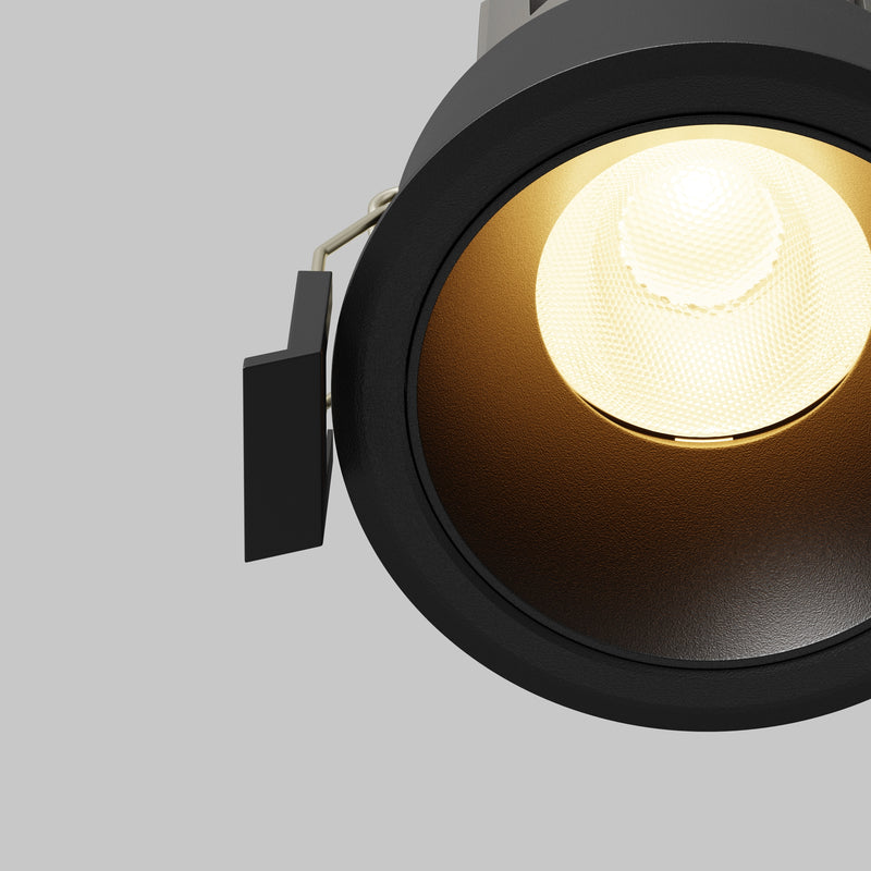 Spot incastrat Downlight Negru