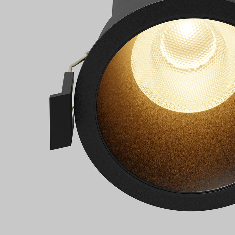 Spot incastrat Downlight Negru