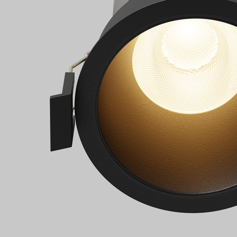 Spot incastrat Downlight Negru