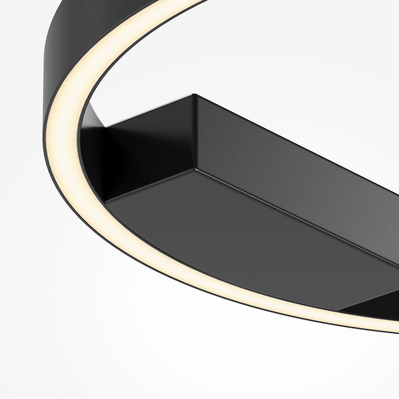 Plafoniera Modern Negru