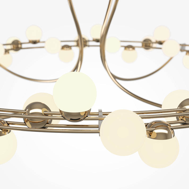 Plafoniera LED Maytoni Tessara, 72W, Auriu, 5600 lm, 3000K