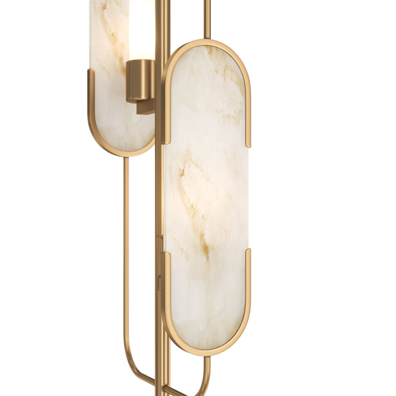 Lampadar modern Maytoni Marmo Auriu, 2XG9