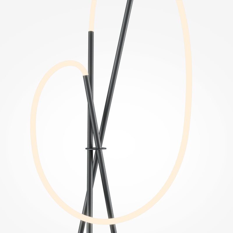 Lampadar Modern Negru