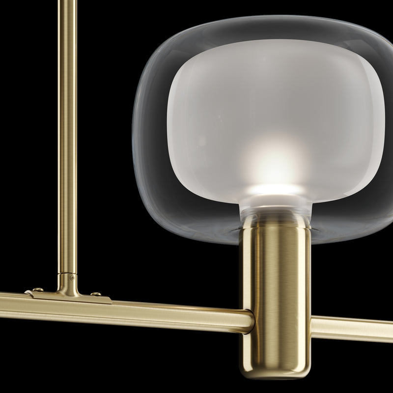 Lustra Living Maytoni Vision Auriu, 3XE14