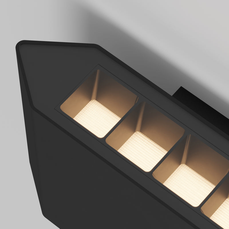 Aplica Iluminat Arhitectural Exterior Maytoni Outdoor Pull, Antracit, LED 5W, 300lm 3000K