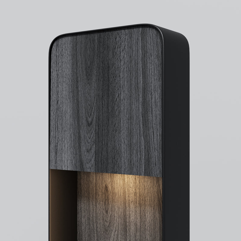 Lampa exterior Outdoor Black Wood