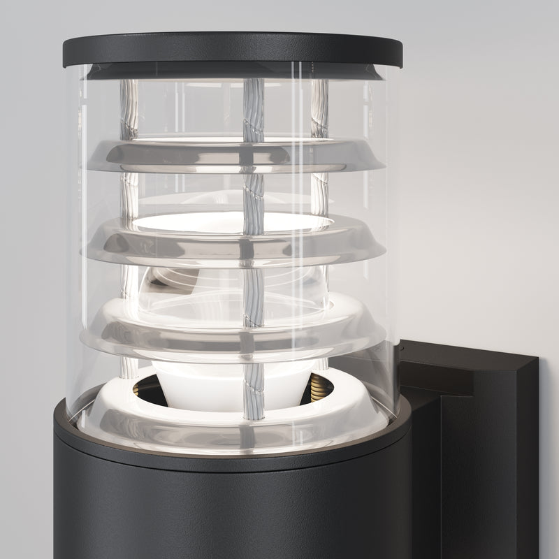 Aplica Exterior Maytoni Outdoor Bronx Negru, 1XE27