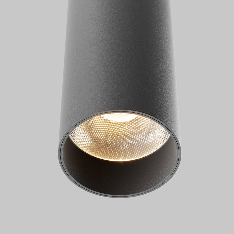 Lustra LED Maytoni Technical Focus LED, Negru, LED 12W, 900lm 3000K