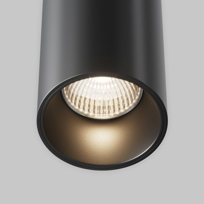 Lustra LED Maytoni Technical Efir, Negru, LED 15W, 1230lm 3000K P089PL-15W3K-B