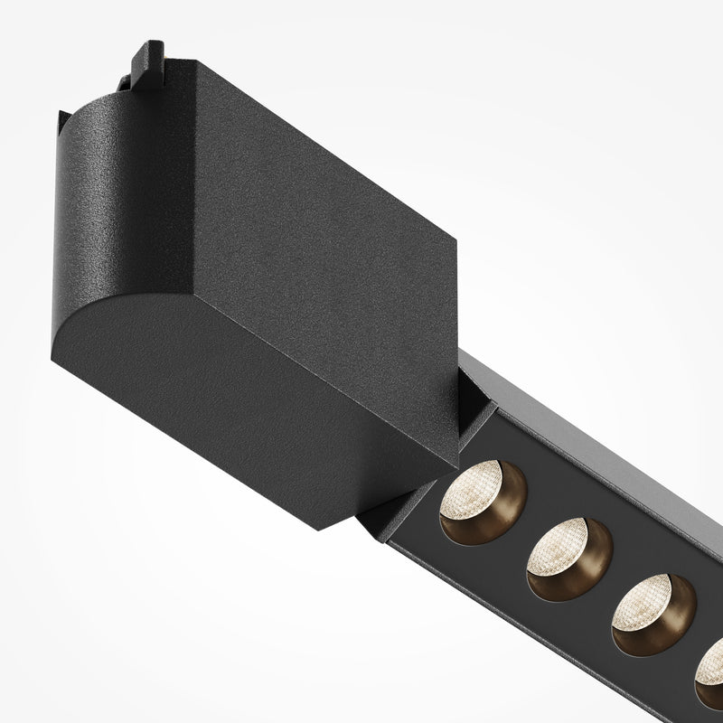 Proiector LED pentru sina monofazata Unity Maytoni Technical Points Rot, Negru, LED 22W, 1130lm 3000K