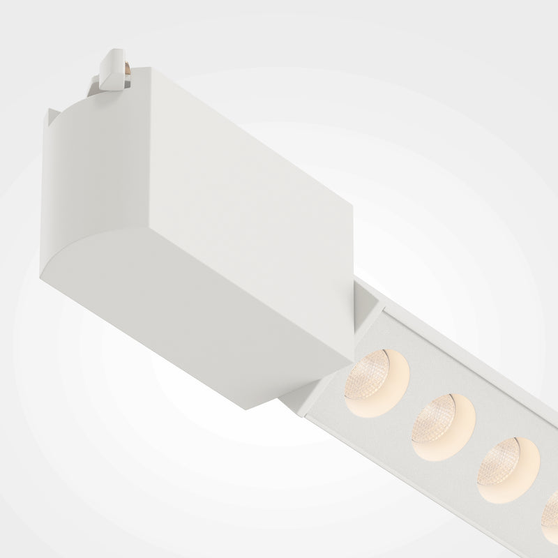 Proiector LED pentru sina monofazata Unity Maytoni Technical Points Rot, Alb, LED 22W, 1130lm 3000K