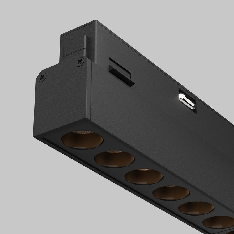 Corp iluminat pe sina Sistem Magnetic 23mm EXILITY Negru
