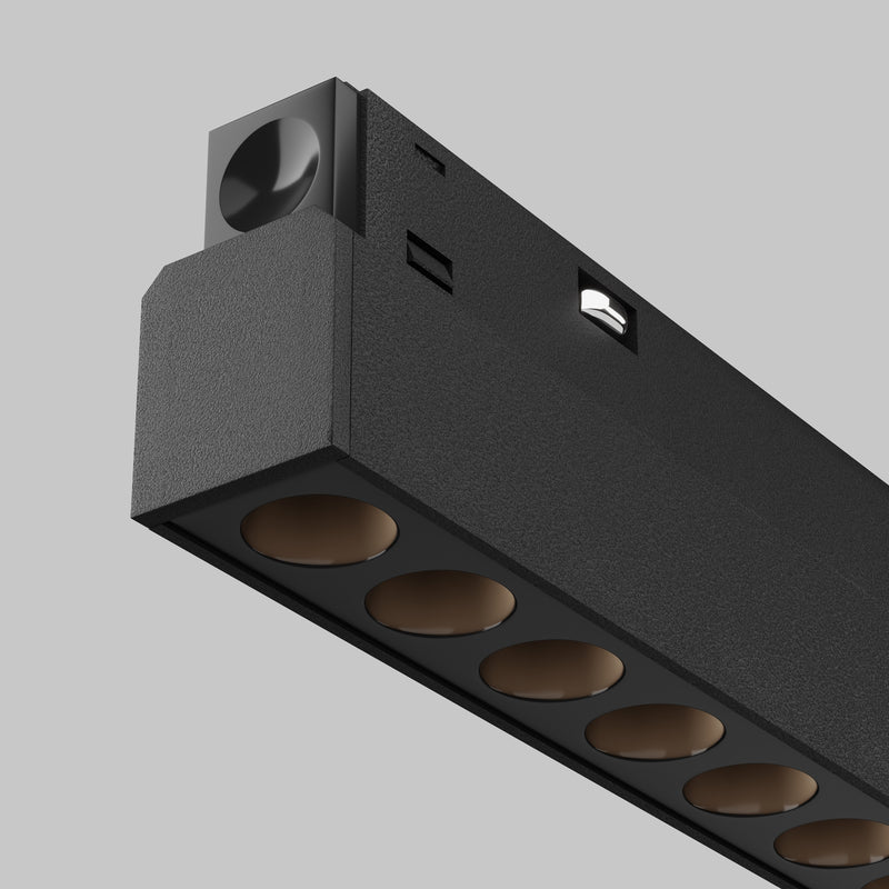 Corp iluminat pe sina Sistem Magnetic 23mm EXILITY Negru