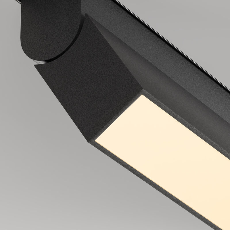 Proiector LED pentru sina magnetica Exility Maytoni Technical Basis Rot, Negru, LED 12W, 550lm Dimabil
