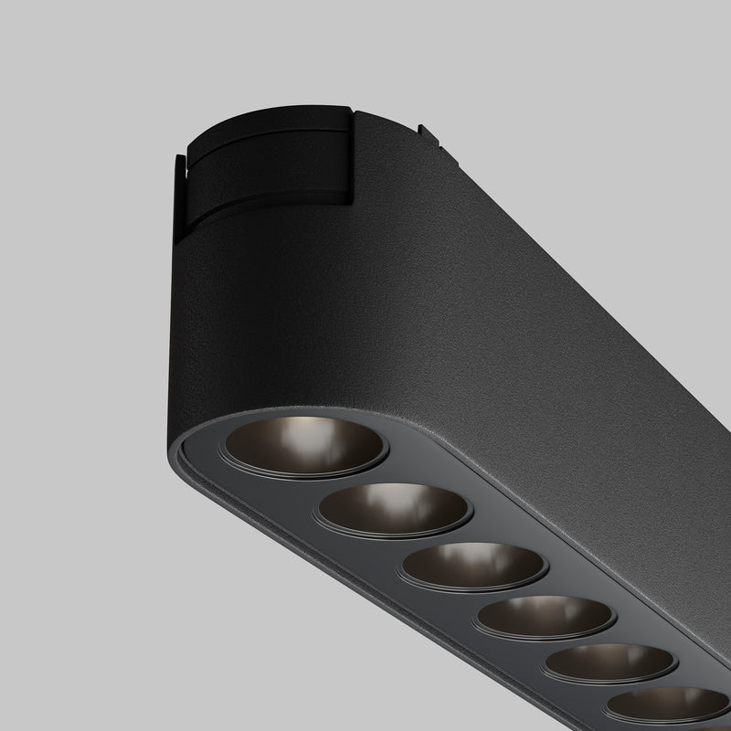 Proiector LED pentru sina magnetica Radity Maytoni Technical Points, Negru, LED 12W, 1400lm 4000K