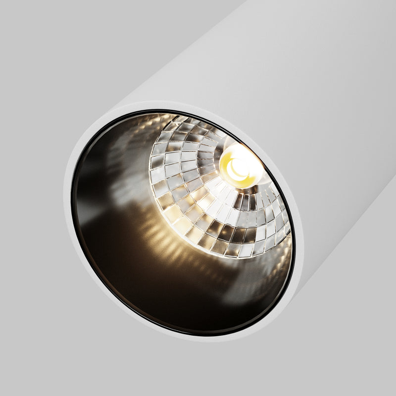Proiector LED pentru sina magnetica Radity Maytoni Technical Focus LED, Alb, LED 12W, 1000lm 3000K