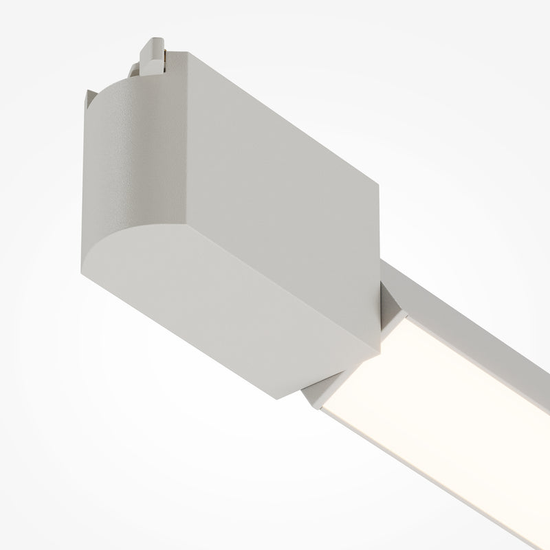 Proiector LED pentru sina monofazata Unity Maytoni Technical Basis Rot, Alb, LED 12W, 780lm 3000K