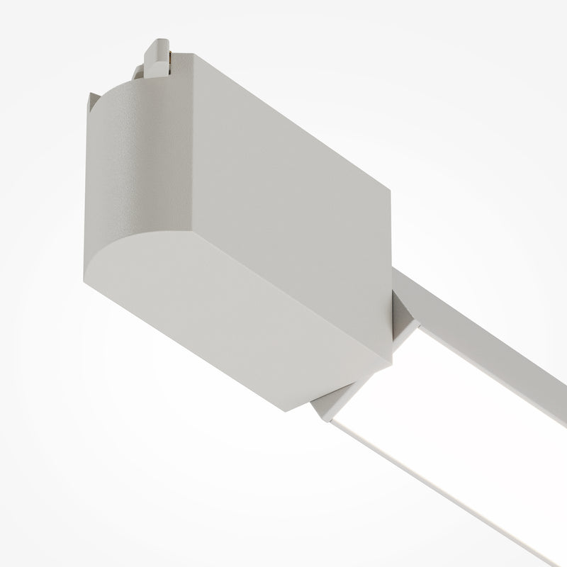 Proiector LED pentru sina monofazata Unity Maytoni Technical Basis Rot, Alb, LED 24W, 1900lm 4000K