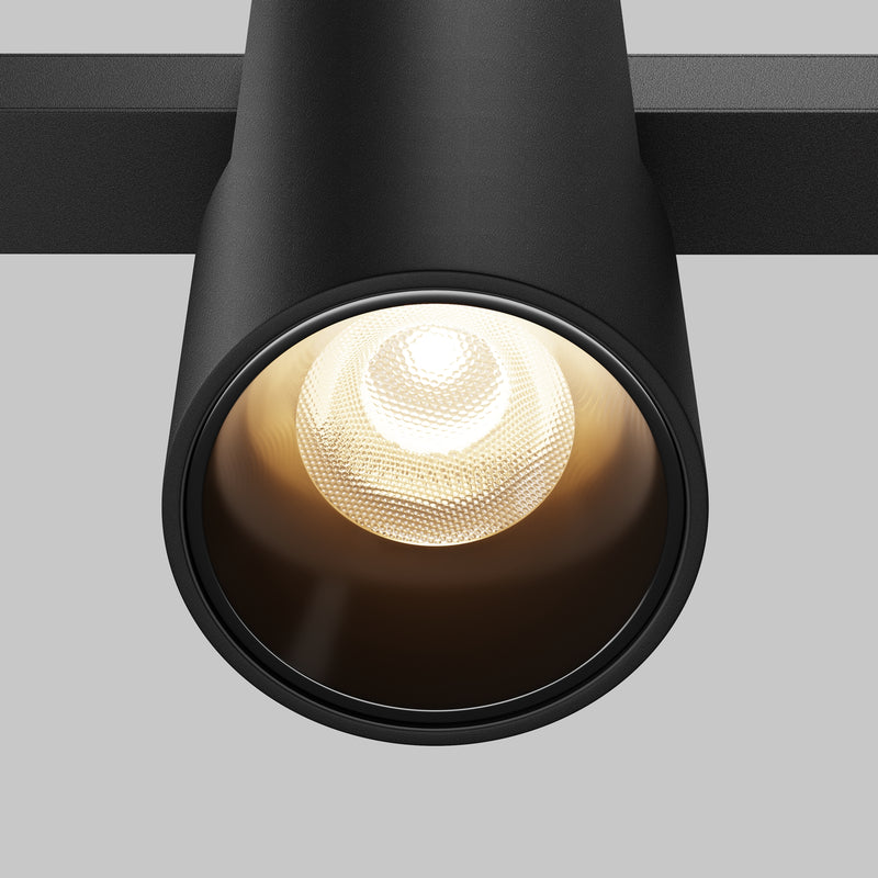 Corp iluminat pe sina Sistem Magnetic 23mm EXILITY Negru