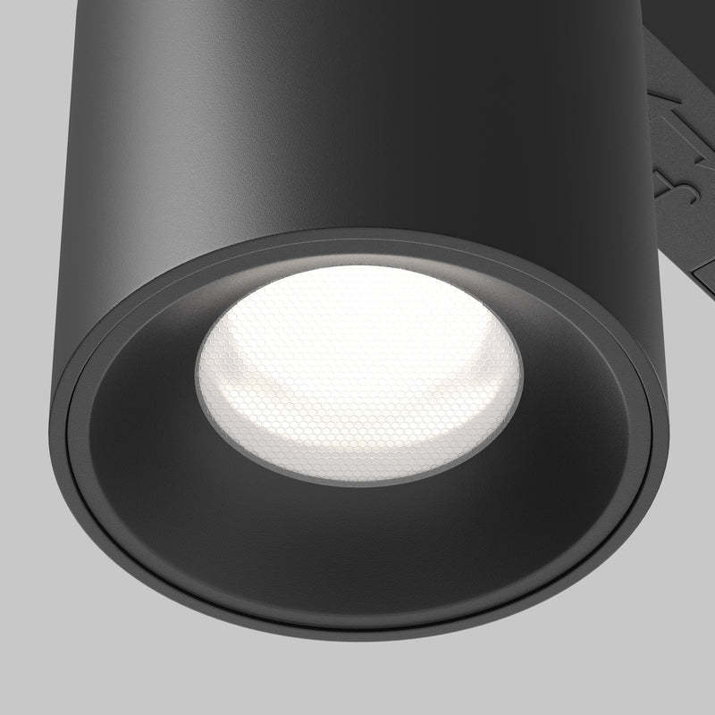 Proiector LED pentru sina magnetica Exility Maytoni Technical Alfa S, Negru, LED 7W, 360lm Dimabil