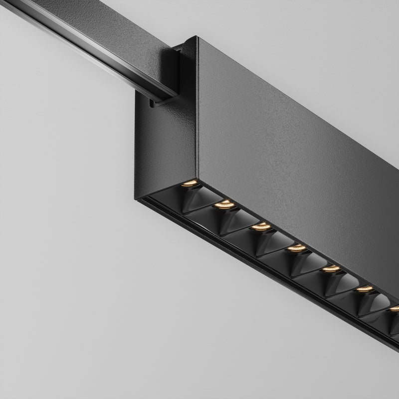 Corp iluminat pe sina Sistem Magnetic Modular FLARITY Negru
