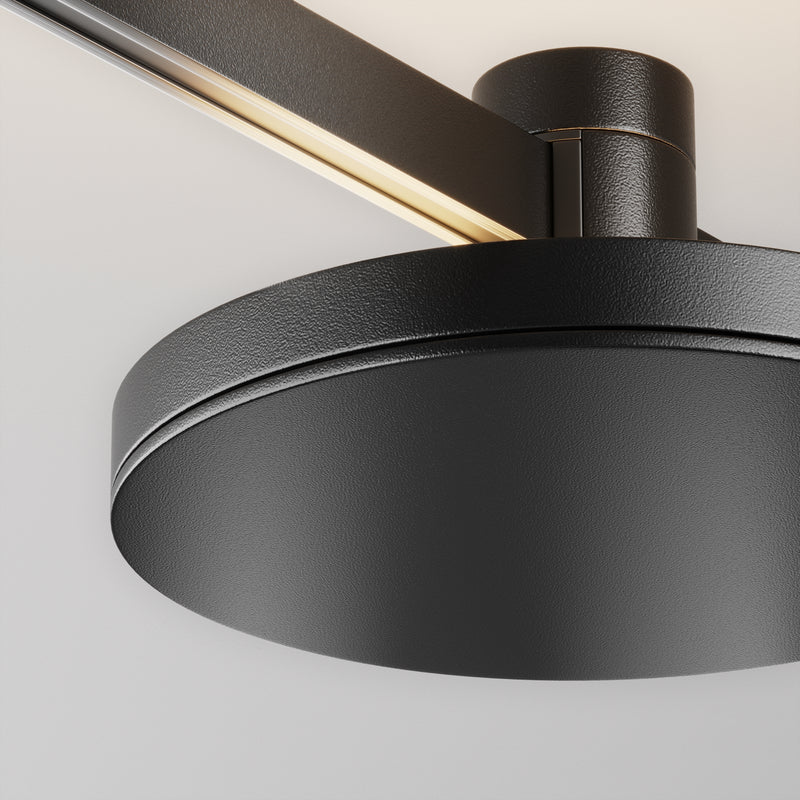 Corp iluminat pe sina Sistem Magnetic Modular FLARITY Negru
