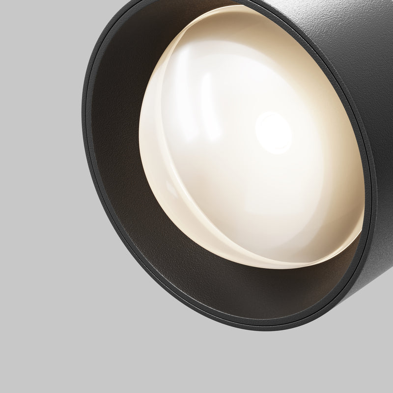 Corp iluminat pe sina Sistem Magnetic 23mm EXILITY Negru