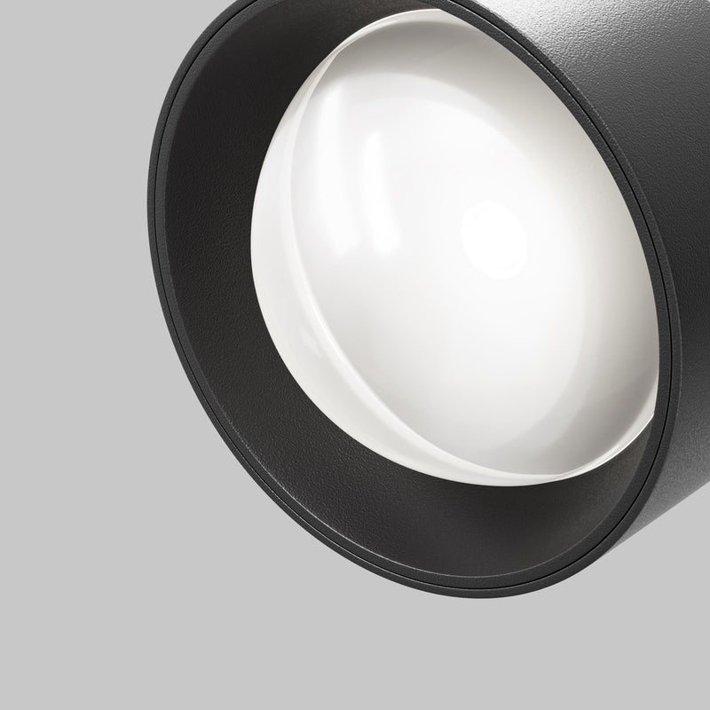 Corp iluminat pe sina Sistem Magnetic 23mm EXILITY Negru