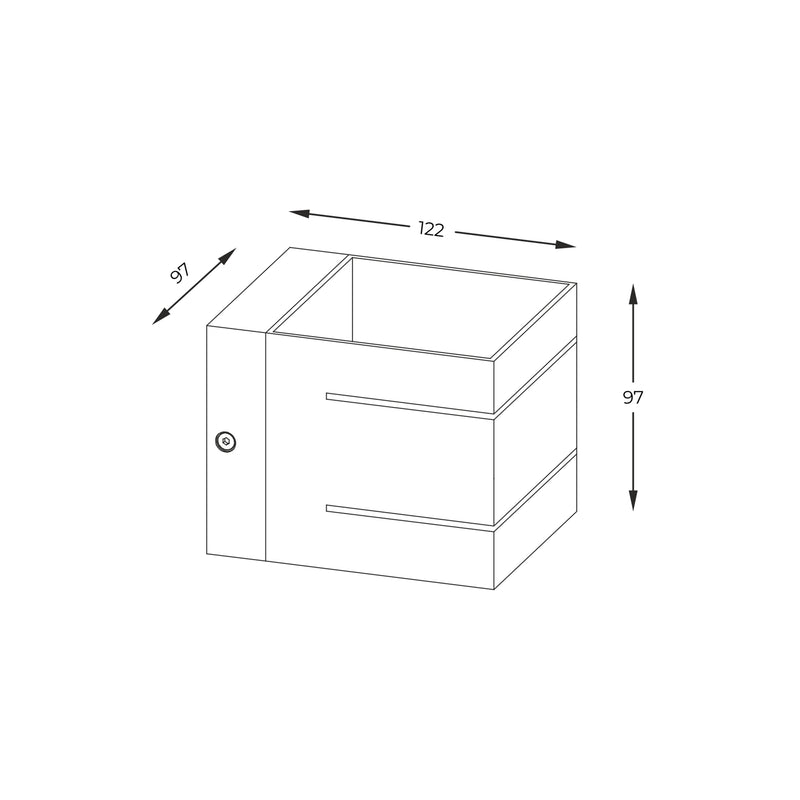 Aplica Zuma Line Transfer 1xG9 Negru / Auriu