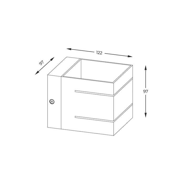 Aplica Zuma Line Transfer 1xG9 Negru / Auriu