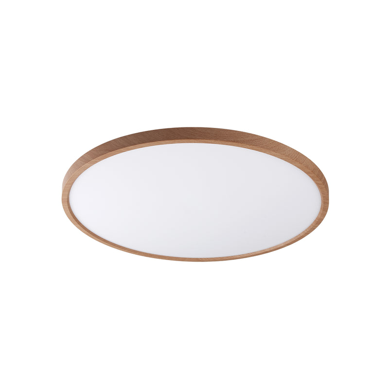 Plafoniera Cami WM-BP1108-MW LED 42W 3234LM 3000K/4000K/6500K Ø50 H30 corp lemn plastic abajur alb