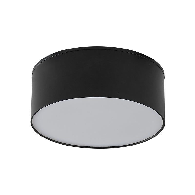 Plafoniera WM-TD8880-M-3K-BL LED 12W 1138LM 3000K Ø12 H3 aluminiu corp negru abajur alb