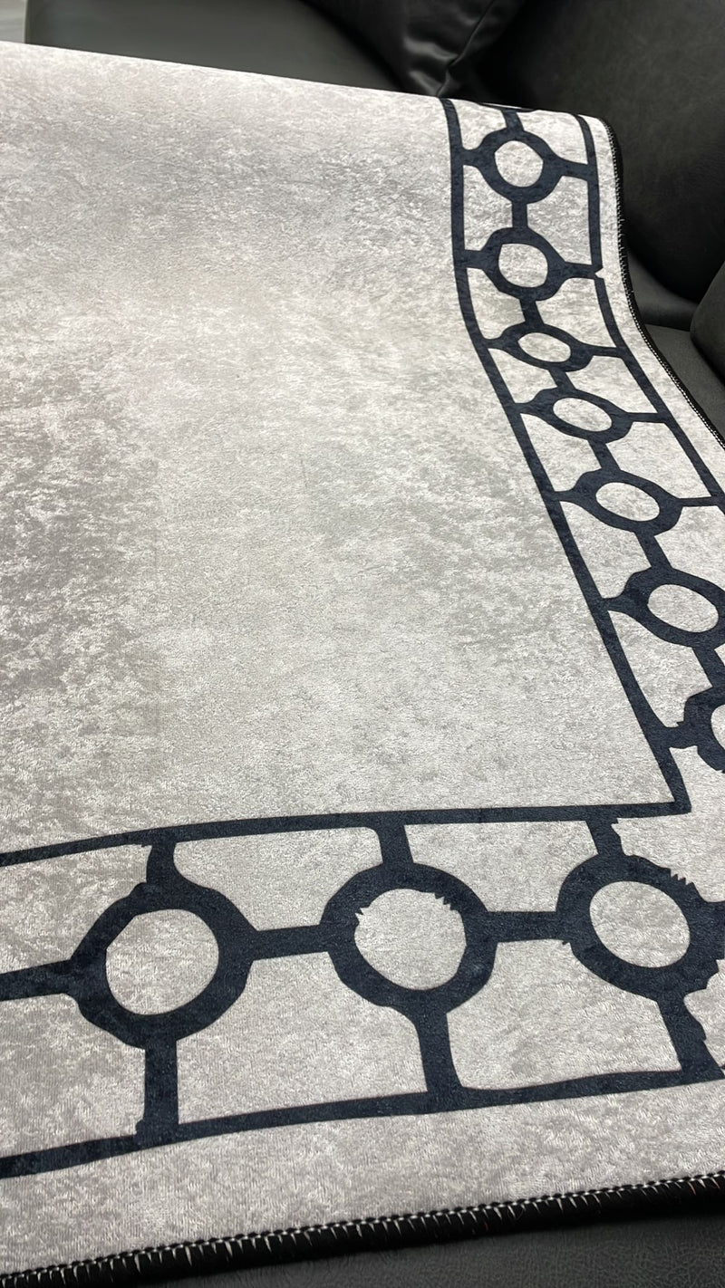 Covor Hol Asi Home Bague Ecru, 80 x 200cm, Catifea| Poliester, Ecru