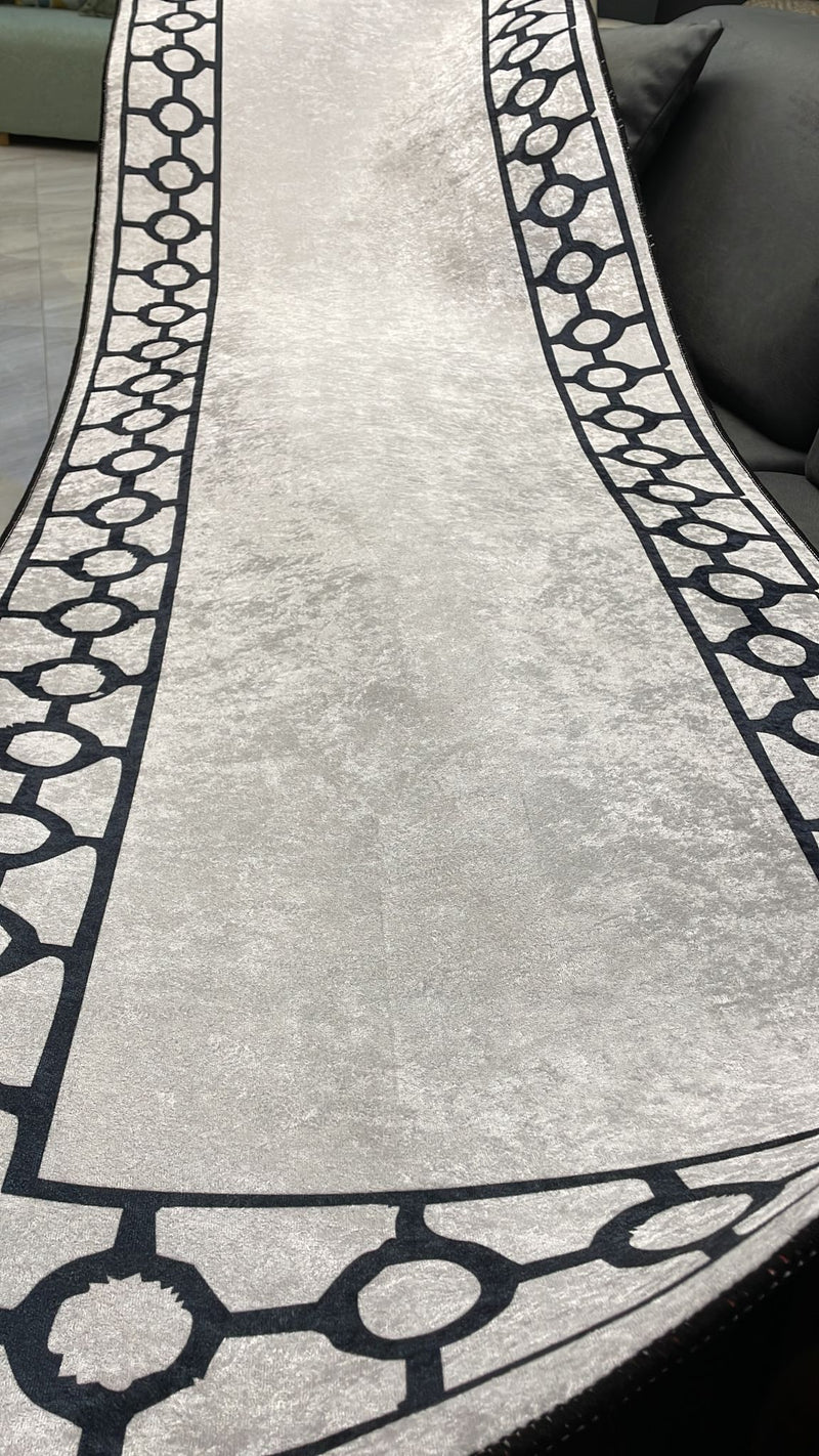 Covor Hol Asi Home Bague Ecru, 80 x 200cm, Catifea| Poliester, Ecru