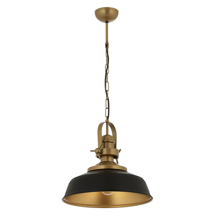 Lustră Avonni AV-4106-M32-BSY, vopsea neagră, Ø35 cm, 1xE27, metal, design vintage elegant