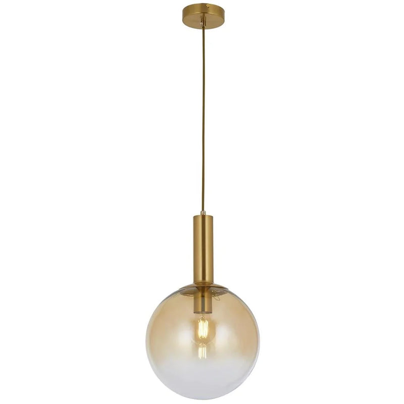 Lustră Avonni AV-5279-1E, finisaj antichizat, , 1xE27, metal și sticlă, design vintage elegant