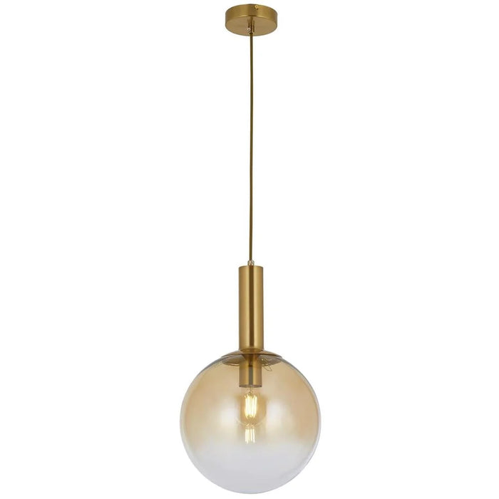 Lustră Avonni AV-5279-1E, finisaj antichizat, , 1xE27, metal și sticlă, design vintage elegant