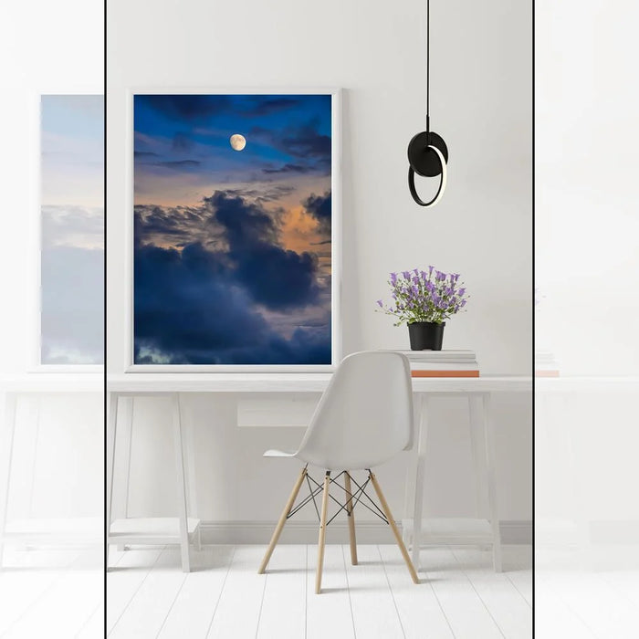 Lustră LED Avonni AV-1874-1BSY, Metal și Lemn, Negru, Ø20 cm, 7W, 640 lm