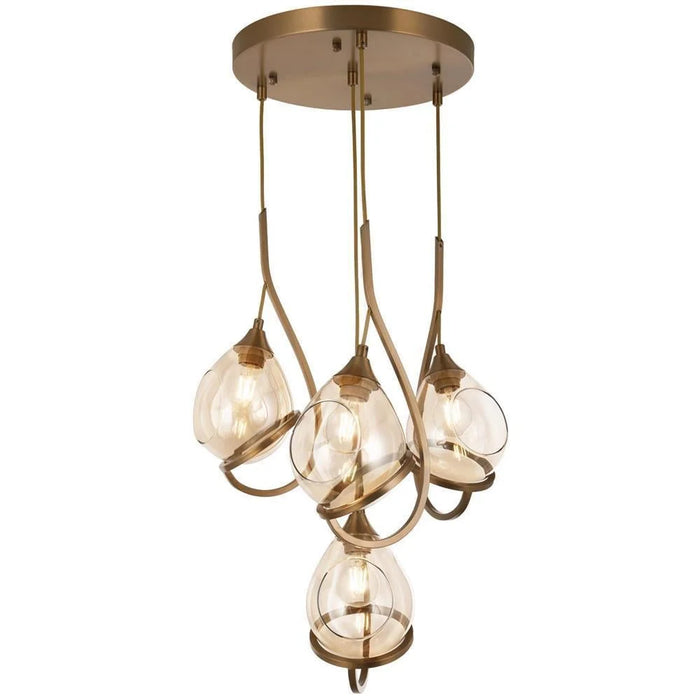 Lustră Avonni AV-1921-6T-EX, vopsea antichizată, Ø60 cm, 6xE27, metal și sticlă, design vintage elegant