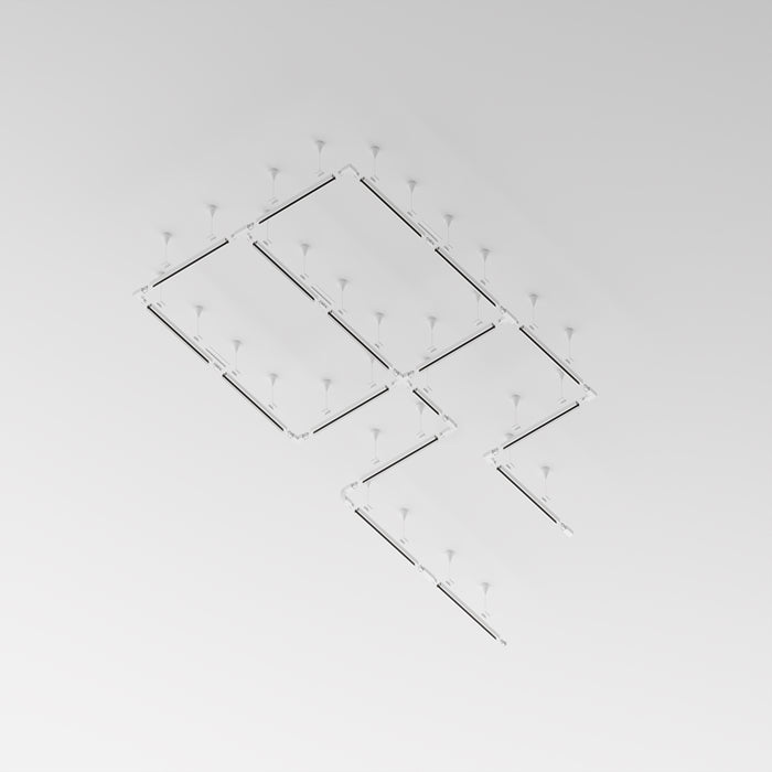 Sina aplicata cu 3 faze Maytoni Technical Busbar trunkings Trinity Alb, 2m, TRX005-312W