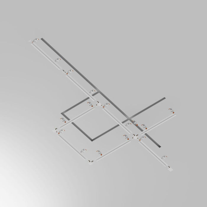 Sina incastrata cu 1 circuit Maytoni Technical Busbar trunkings Unity Alb, 2m, TRX004-112W