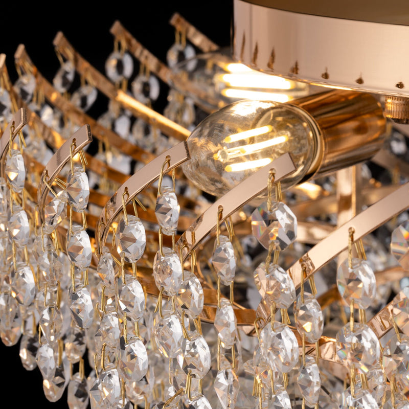 Plafoniera Living Maytoni Classic Karolina Auriu, 9XE14