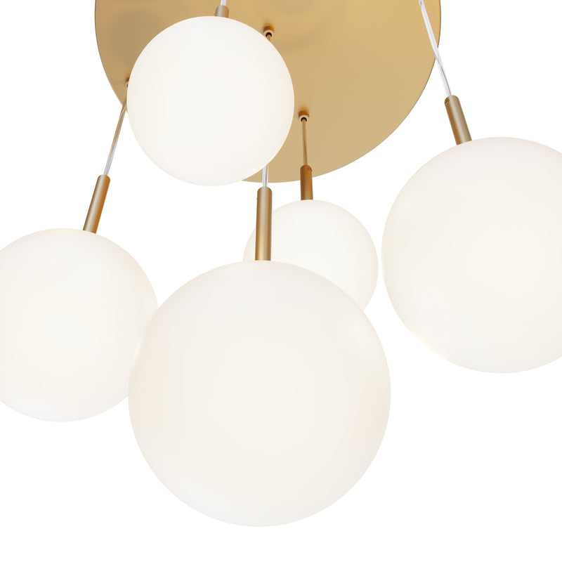 Lustra Living Maytoni Basic form Auriu, 5XE14
