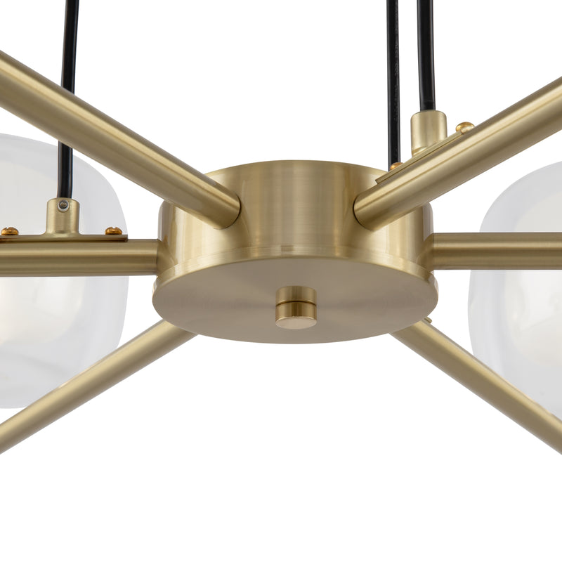 Lustra Living Maytoni Vision Auriu, 6XE14