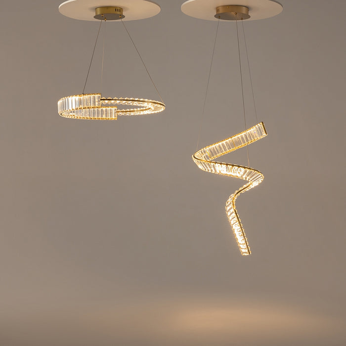 Lustra LED Maytoni Modern Krone, Alama, LED 48W, 3300lm 3000K P097PL-L48BS3K