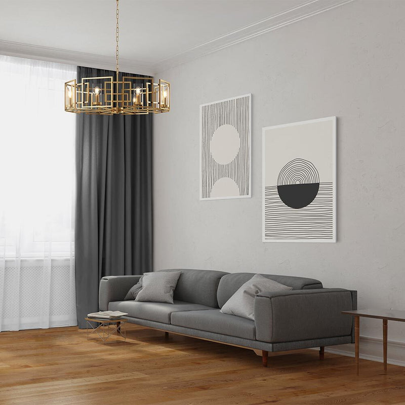 Lustra Maytoni Classic Bowi Auriu, 8XE14