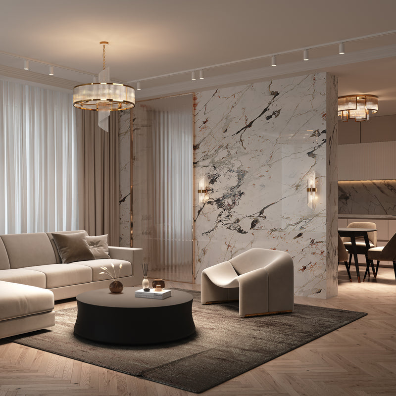 Lustra Maytoni Modern Frame, Auriu, E14 60W